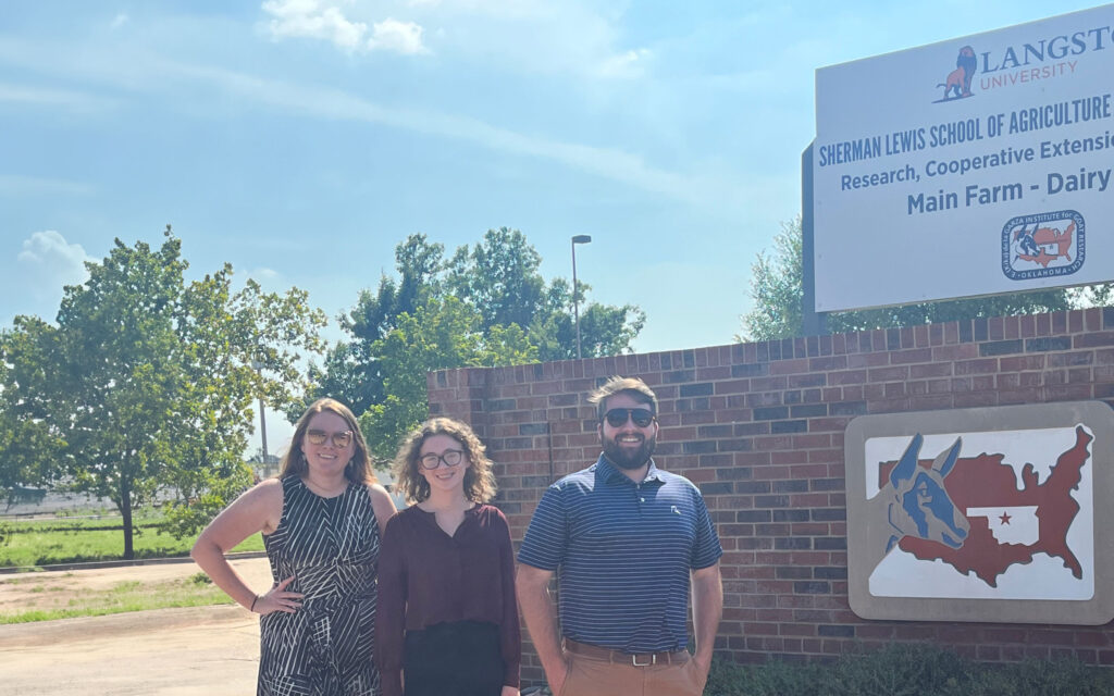 Partnership staff stop for a photo during the Public Service Roadshow.